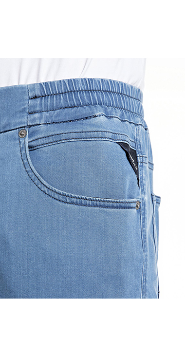 リラックステーパードLANNY Touch denim 詳細画像